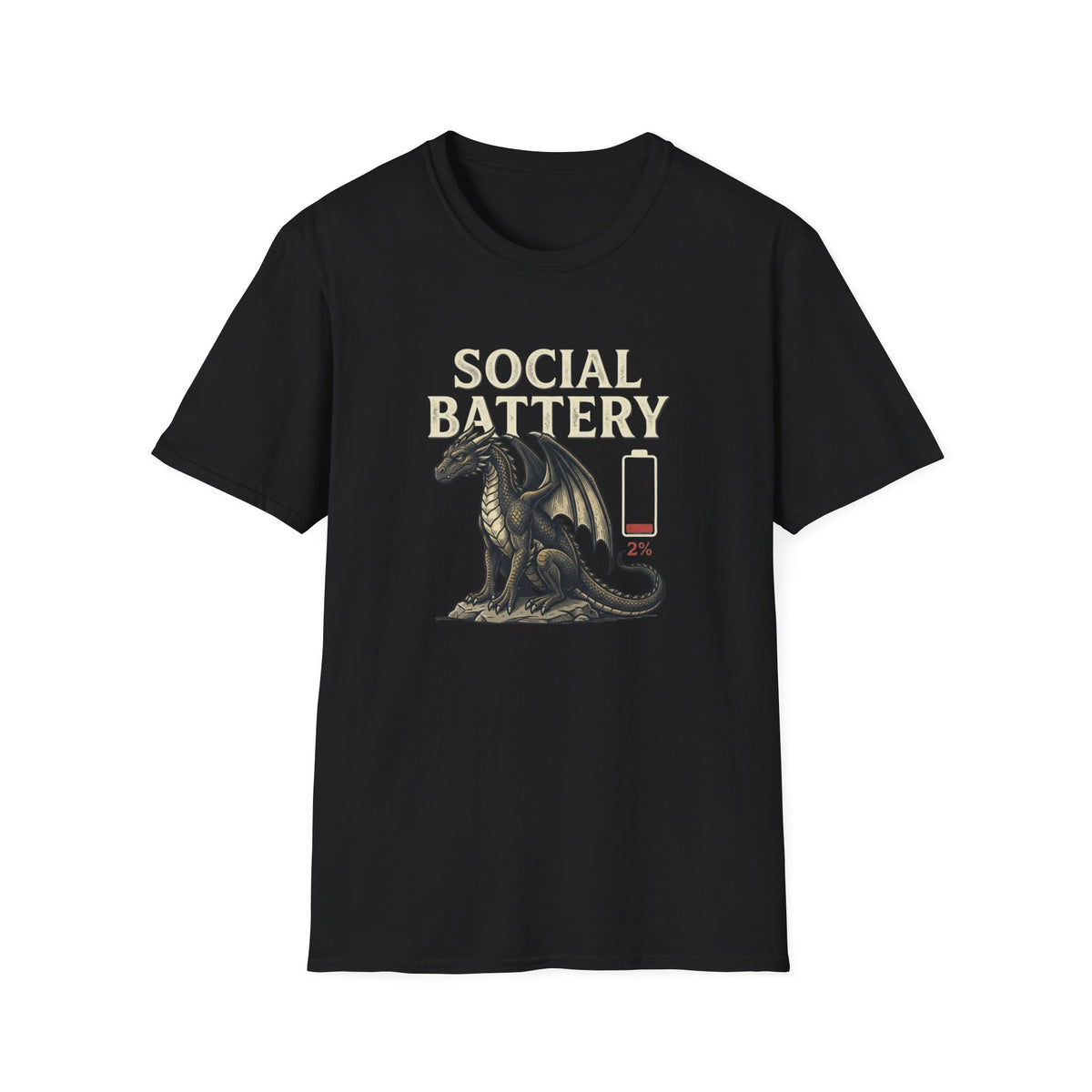 Social Battery 2% T-Shirt