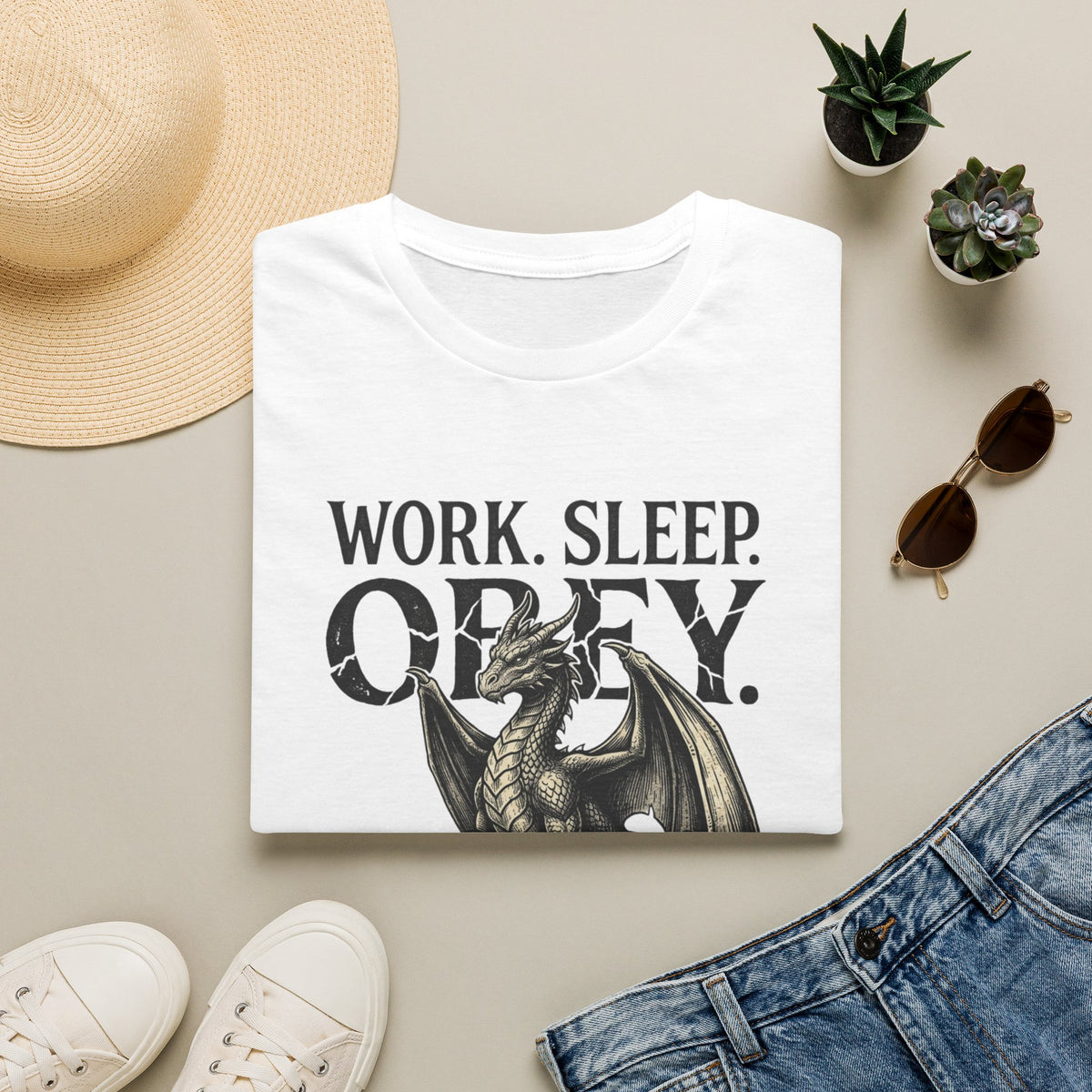 Work. Sleep. Obey. T-Shirt