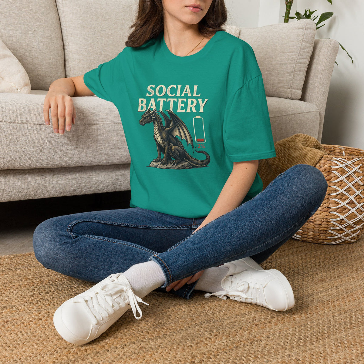 Social Battery 2% T-Shirt