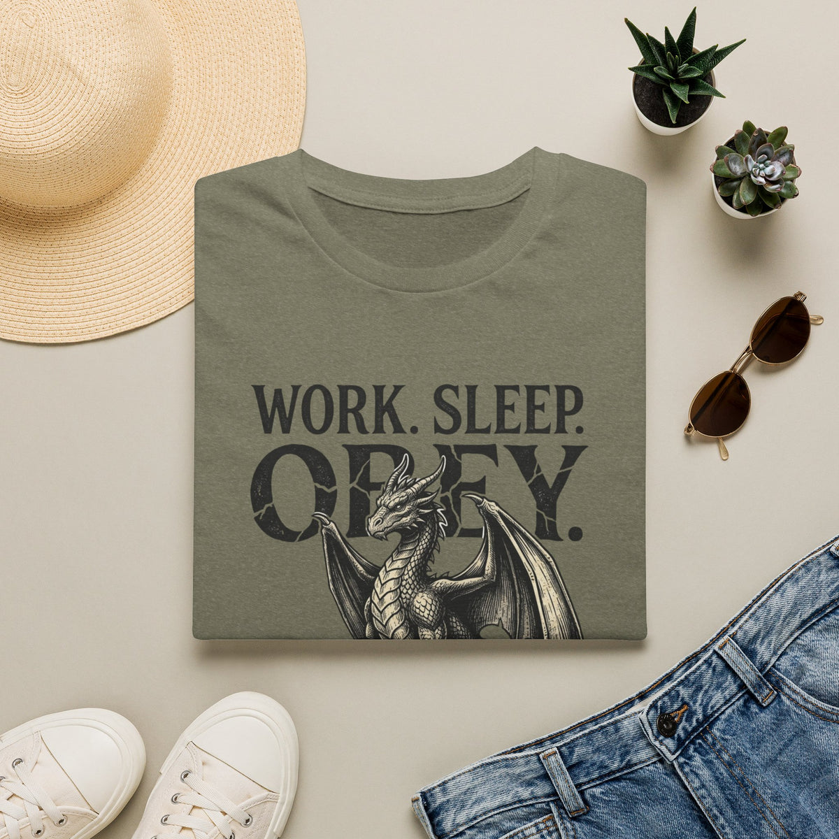 Work. Sleep. Obey. T-Shirt