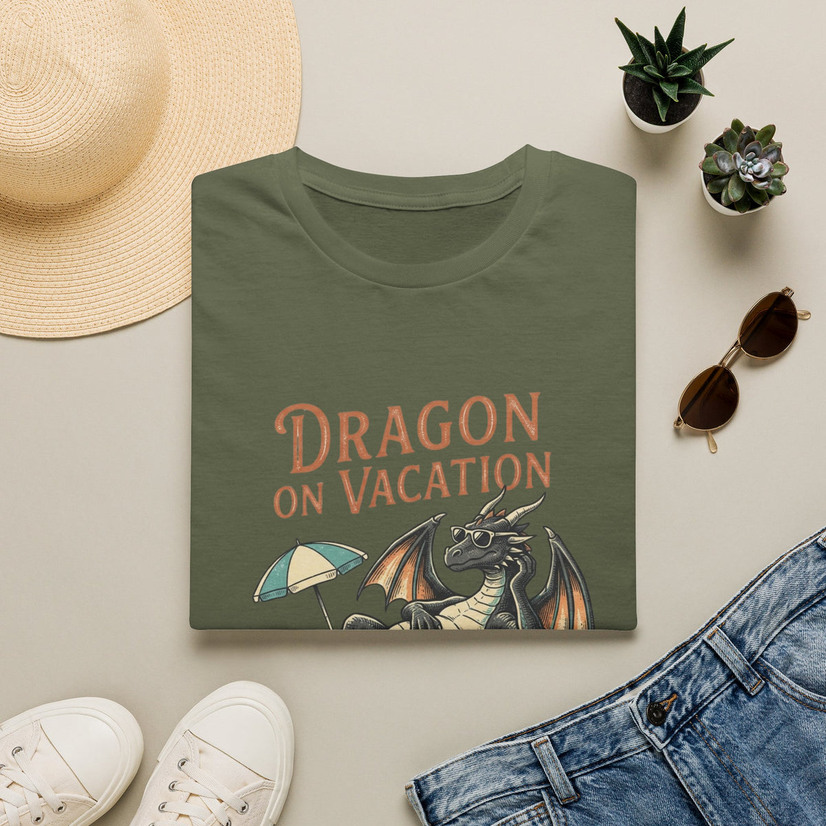 Dragon on Vacation T-Shirt
